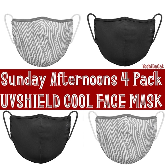 🆕 Sunday Afternoons UVSHIELD FACE COVER / FACE MASK SET for Adults, Unisex - Picture 1 of 5